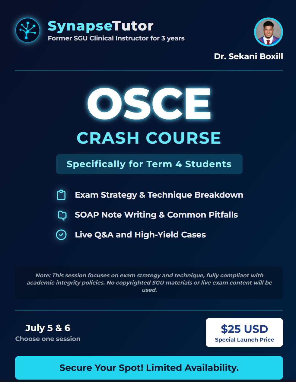 OSCE Crash Course Poster
