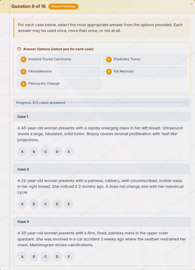 Question bank extended matching question set